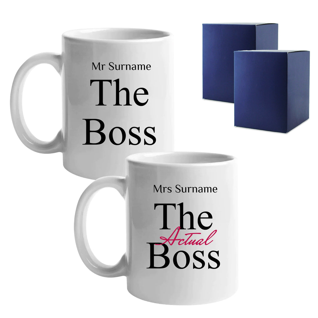 Personalised His and Hers Mug Set (11oz/312ml)