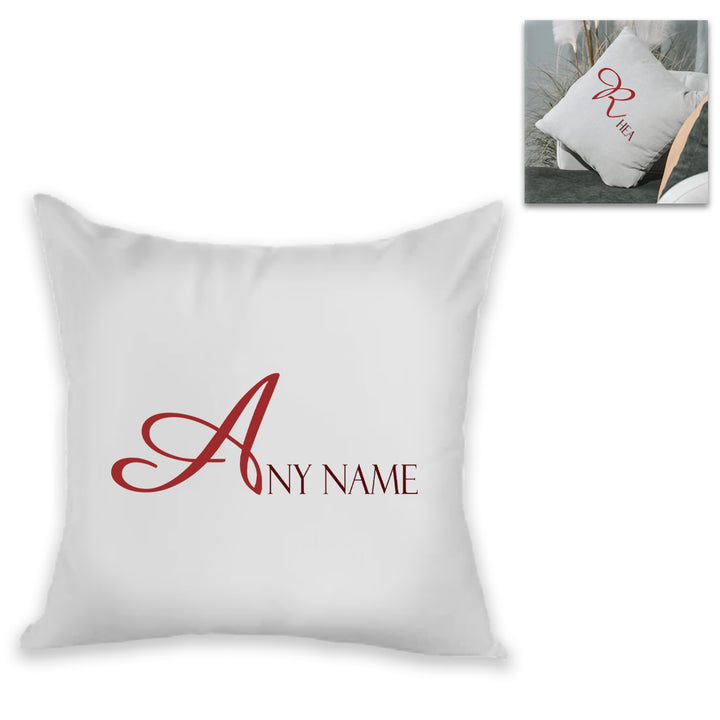 Personalised Initial &amp; Name Cushion