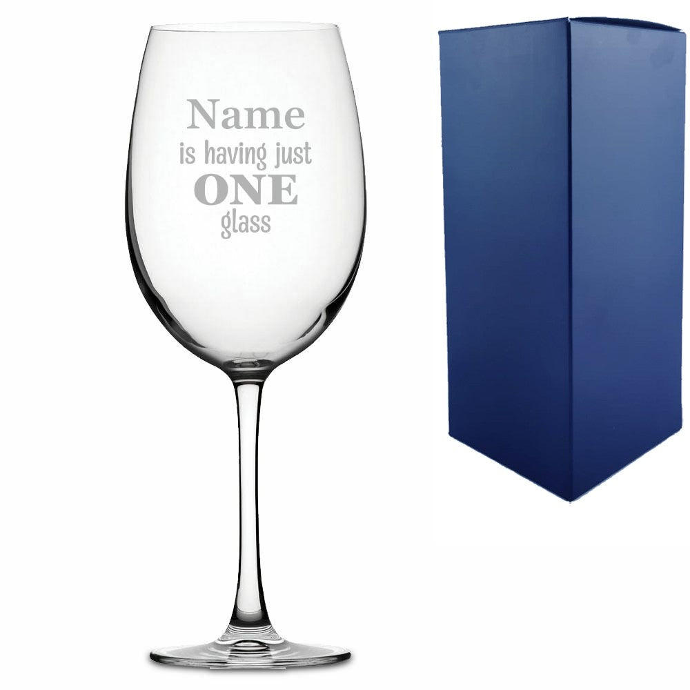 Personalised Giant Wine Glass with Name
