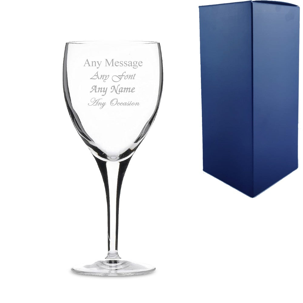 Personalised Michelangelo White Wine Glass (190ml) Gift Boxed