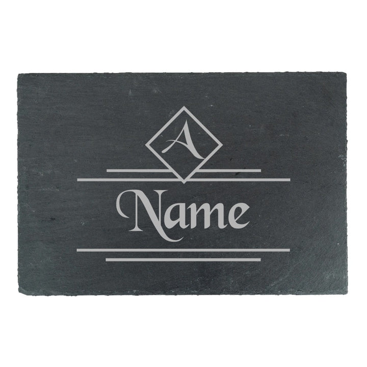 Personalised Engraved Rectangular Slate Cheeseboard