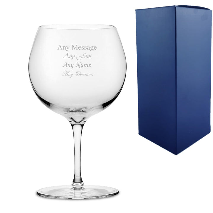 Personalised Vintage Gin &amp; Tonic Balloon Glass