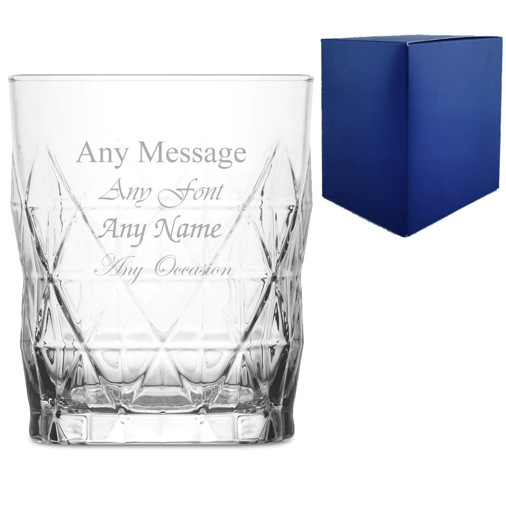 Personalised Keops Whisky Glass 345ml in Gift Box