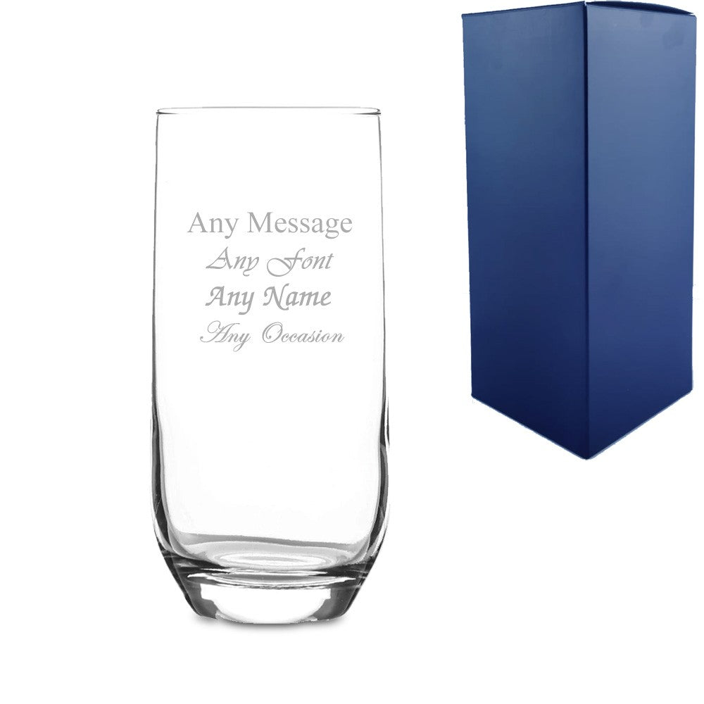 Personalised Engraved Hiball Gin Cocktail Glass