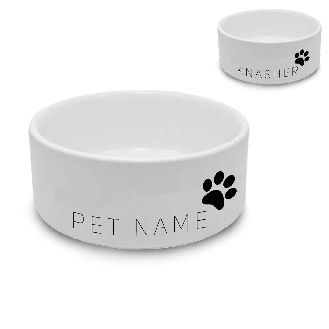 Personalised Small Pet Bowl with Name
