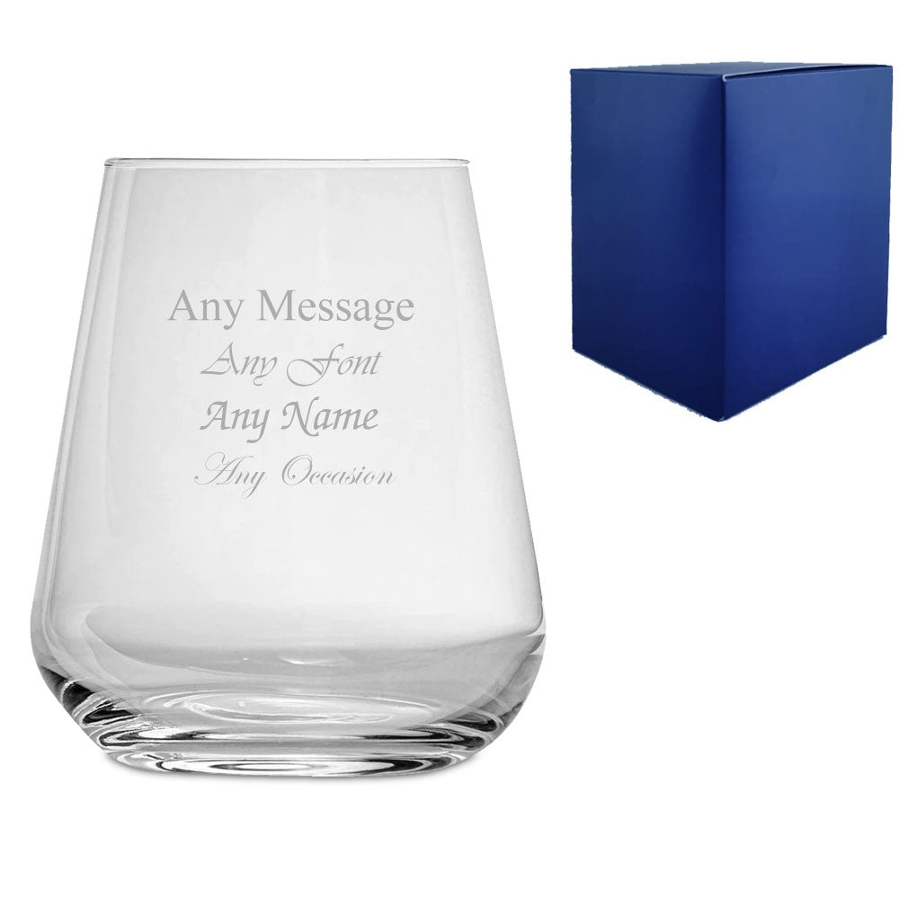 Personalised Inalto Uno Whisky Glass 350ml