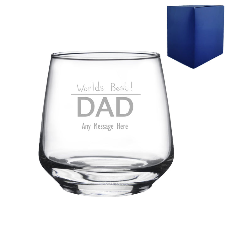Personalised Father’s Day Tallo Tumbler Glass