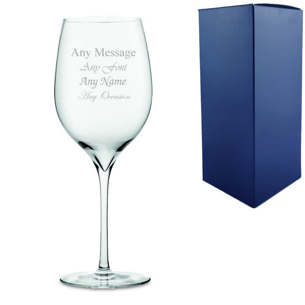Personalised Engraved Aromatic Wine Glass