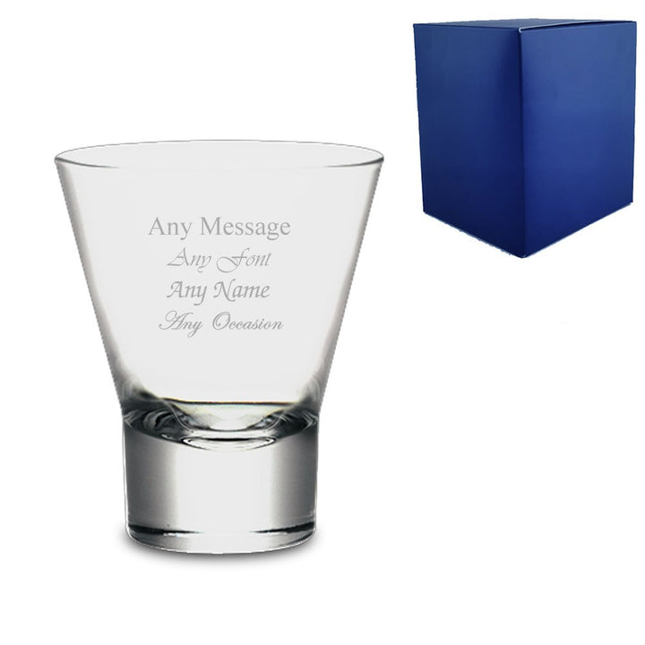 Personalised 340ml Ypsilon Whisky Glass with Gift Box
