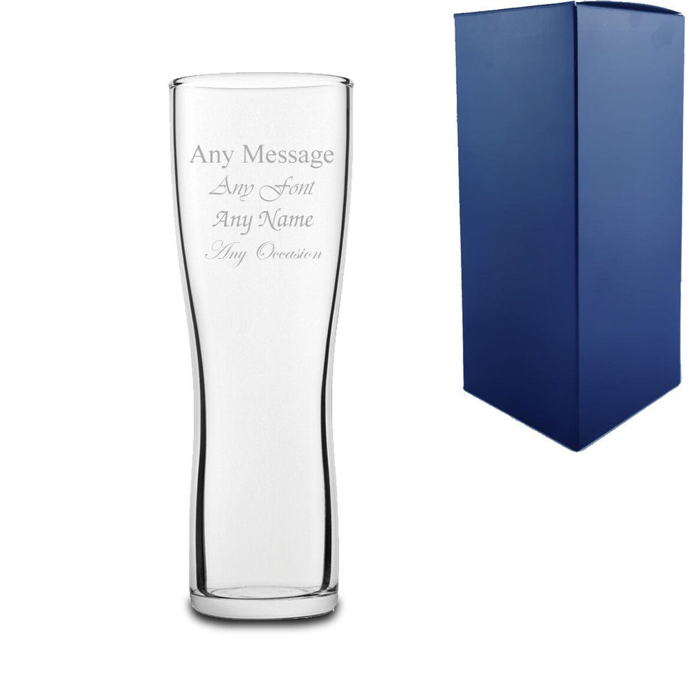 Personalised Engraved 13oz Aspen Beer Glass