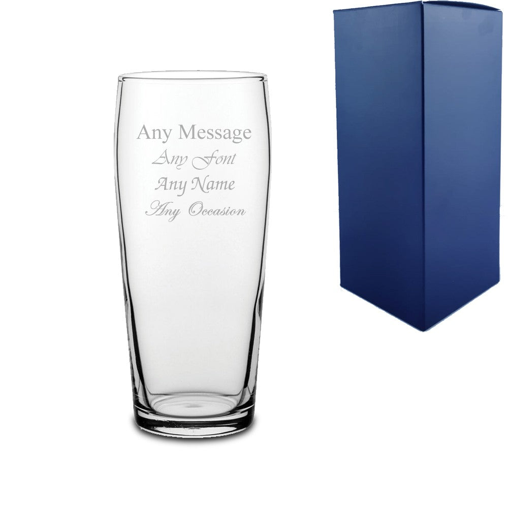 Personalised Jubilee Pint Glass with Engraving