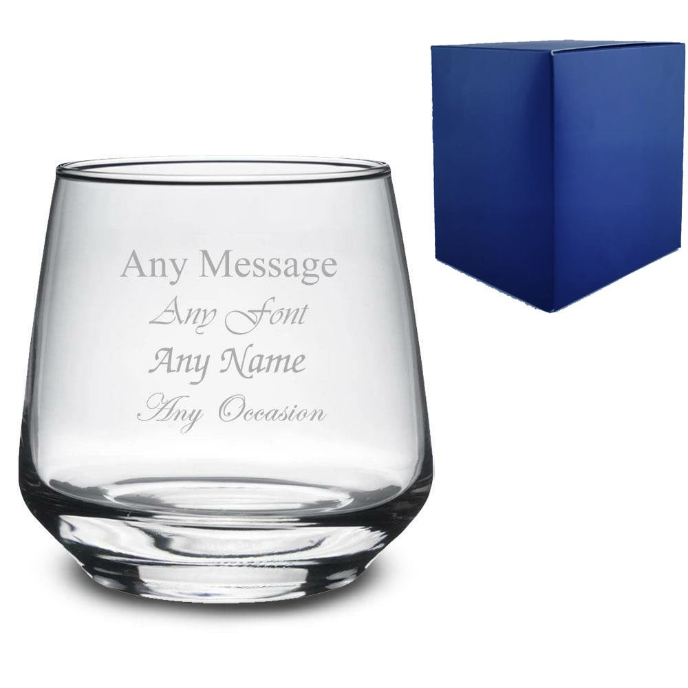 Personalised Tallo Whisky Glass 345ml