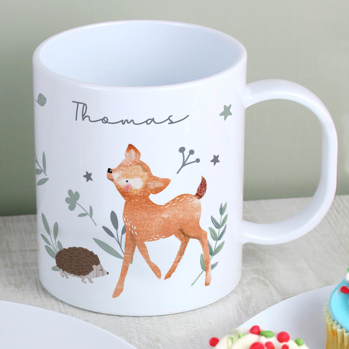 Personalised Woodland Animals Mug