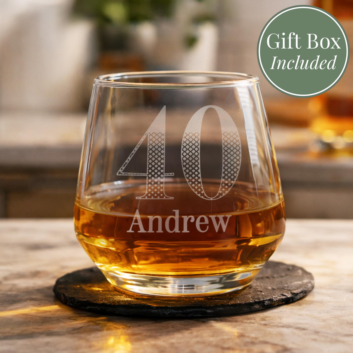 Personalised Big Age Tumbler, The Personal Shop, personalised gifts