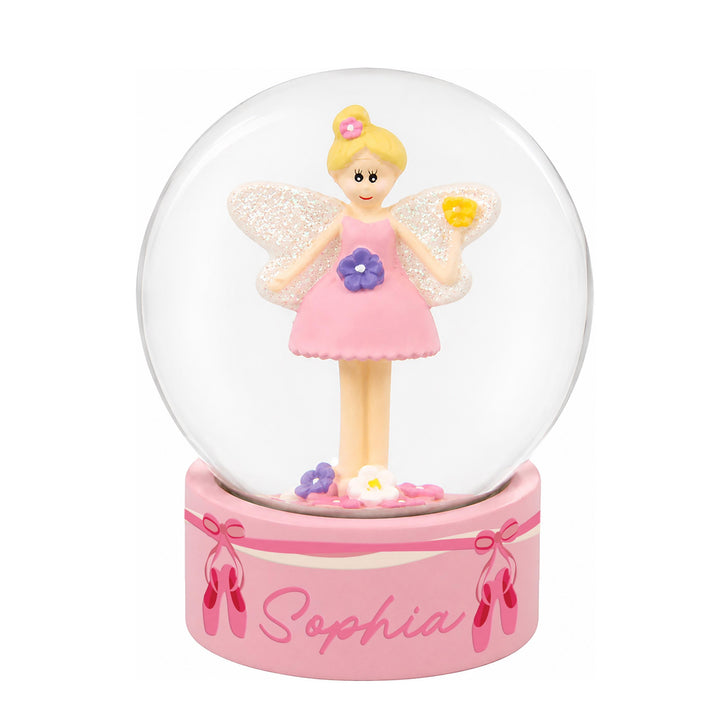Personalised Fairy Snow Globe with Ballet Shoes, The Personal Shop, personalised gifts