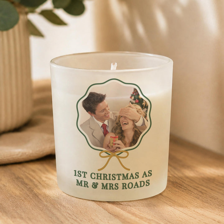 Personalised Photo Jar Candle with Message, The Personal Shop, personalised gifts