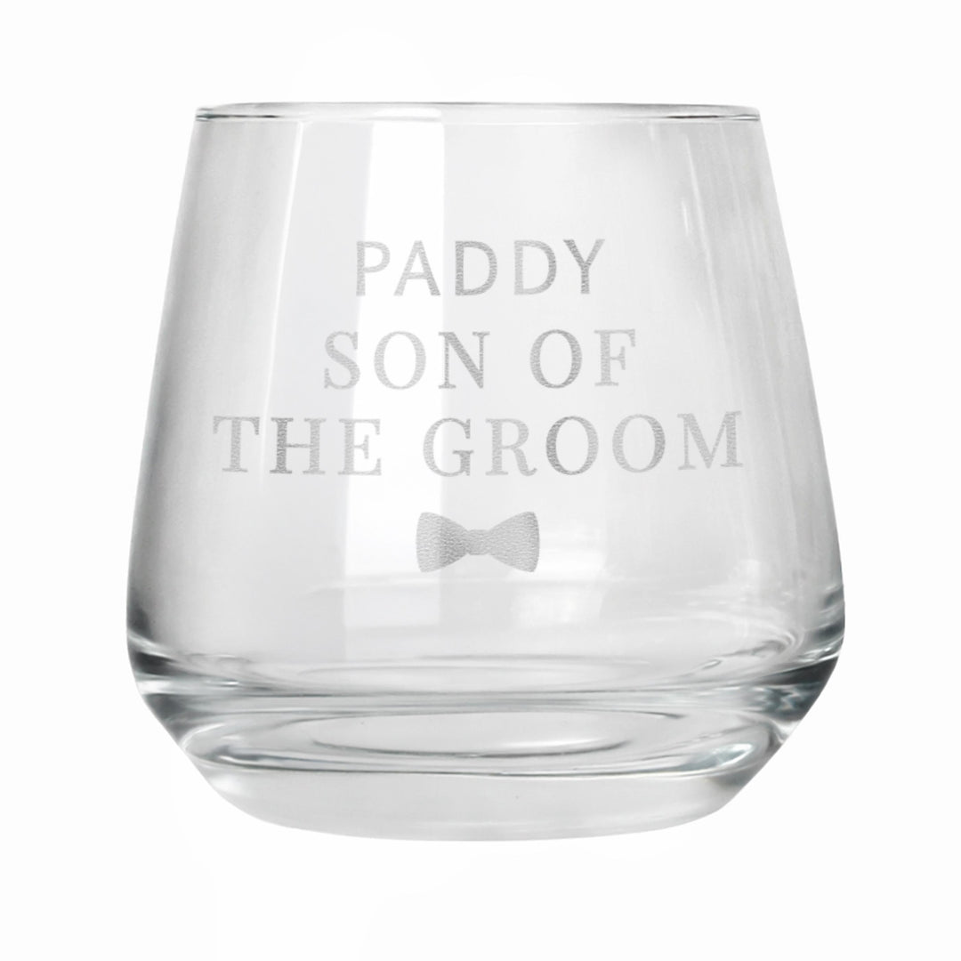 Personalised Wedding Whisky Glass, The Personal Shop, personalised gifts