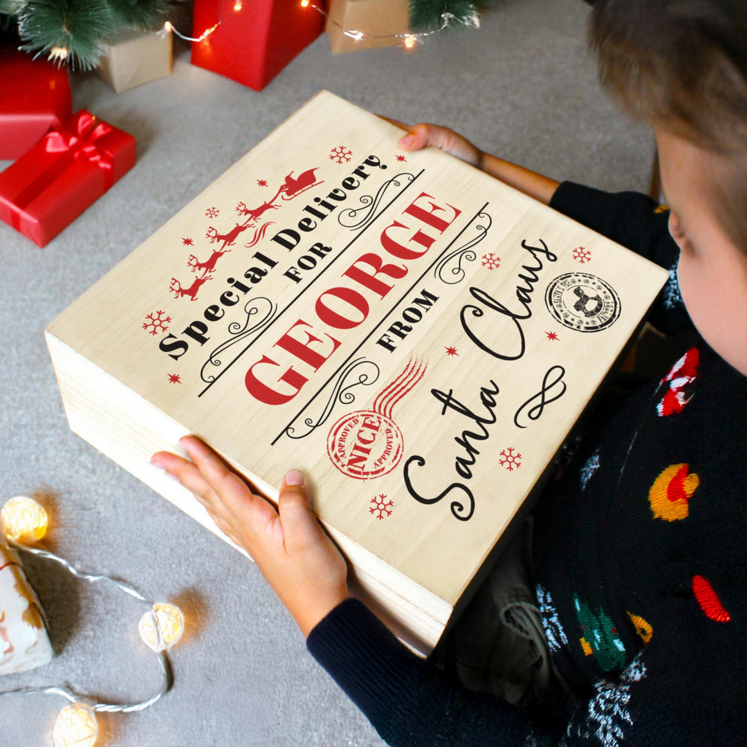 Personalised Special Delivery Christmas Eve Box – alternative view
