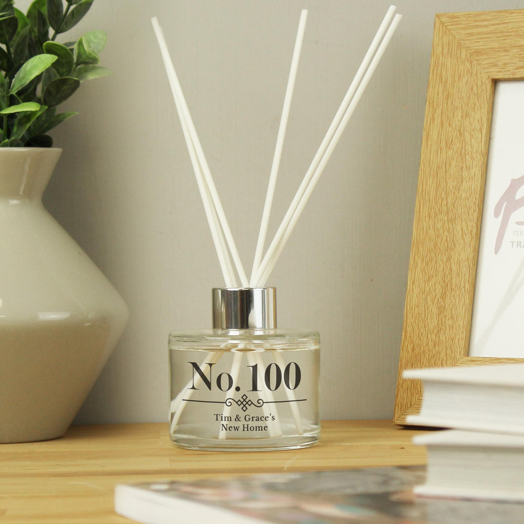 Personalised Elegant Diamond Reed Diffuser – alternative view