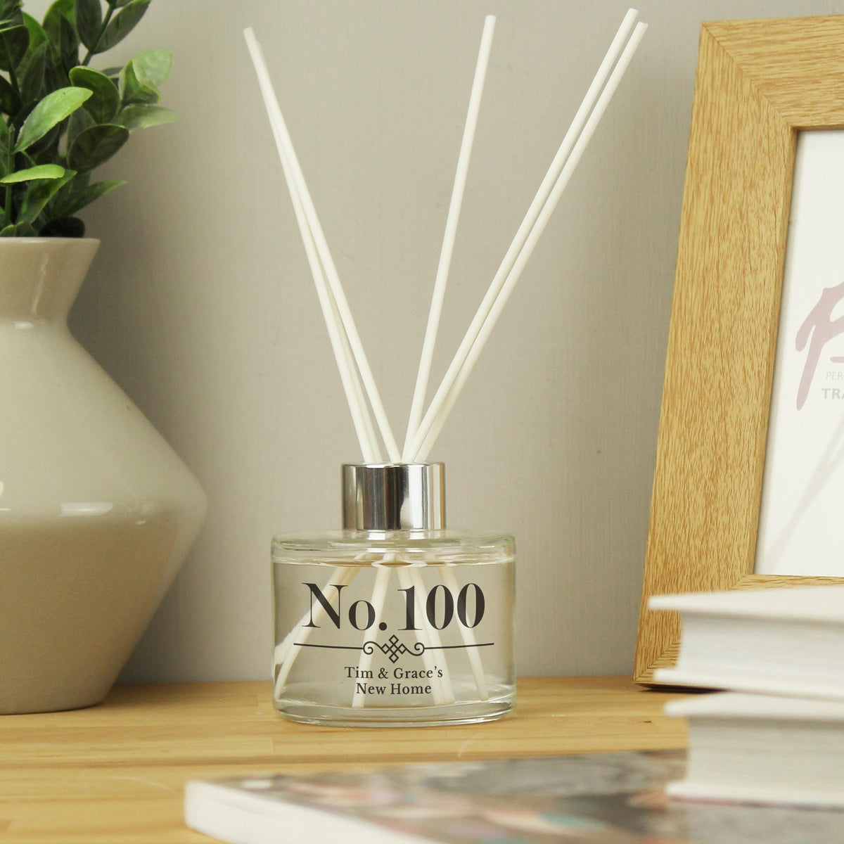 Personalised Elegant Diamond Reed Diffuser – alternative view