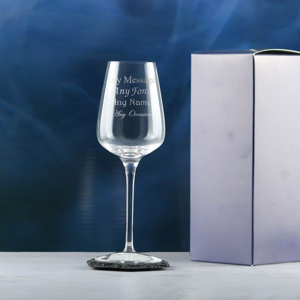 Personalised Crystal Wine Glass 250ml in Gift Box