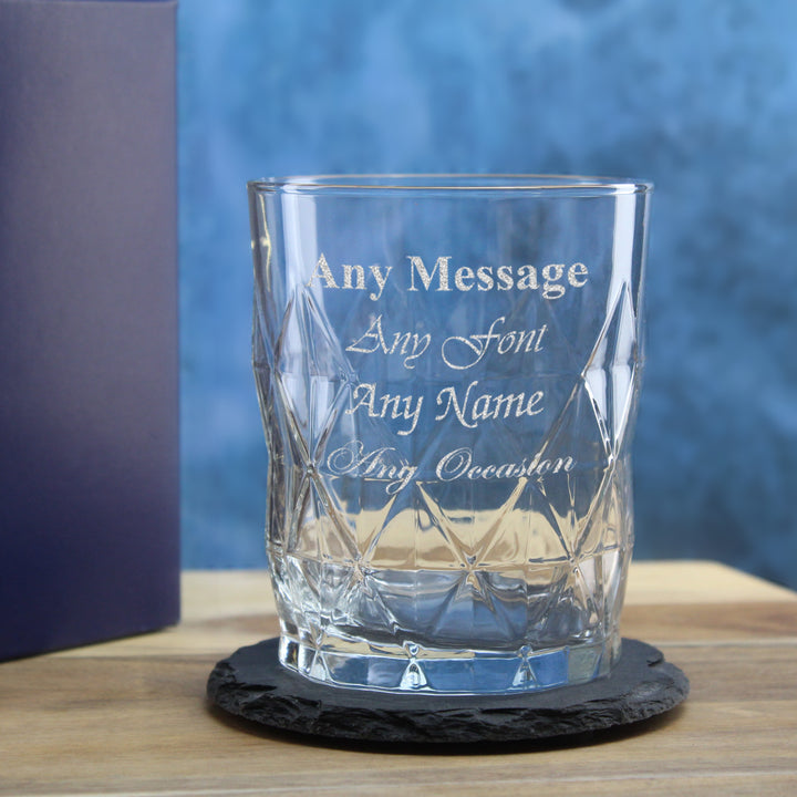 Personalised Keops Whisky Glass 345ml in Gift Box