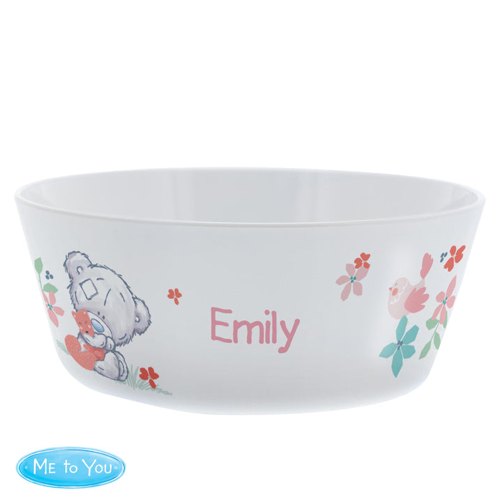 Personalised Tiny Tatty Teddy Woodland Animal Plastic Bowl, The Personal Shop, personalised gifts