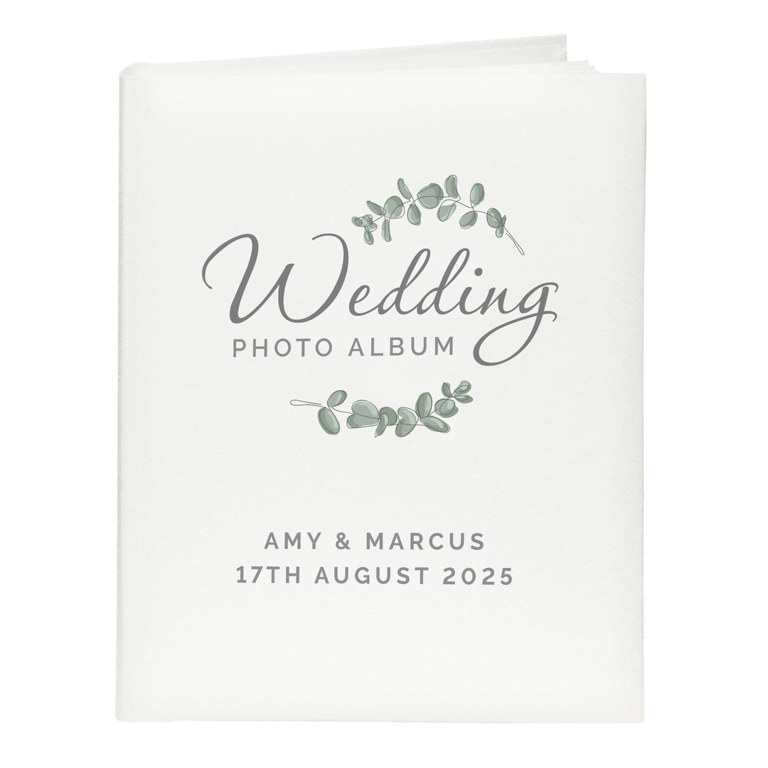 Personalised Botanical Traditional Wedding Photo Album – alternative view