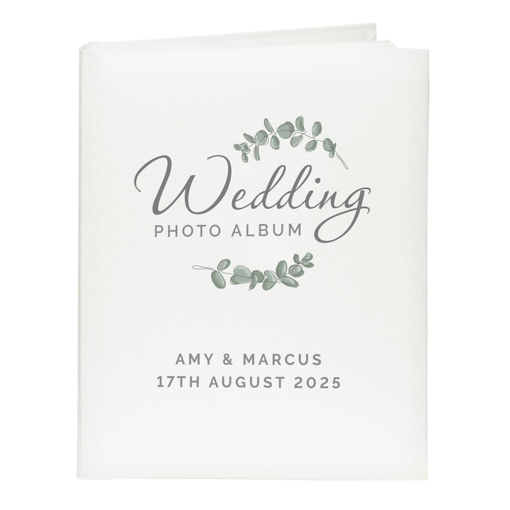 Personalised Botanical Traditional Wedding Photo Album – alternative view