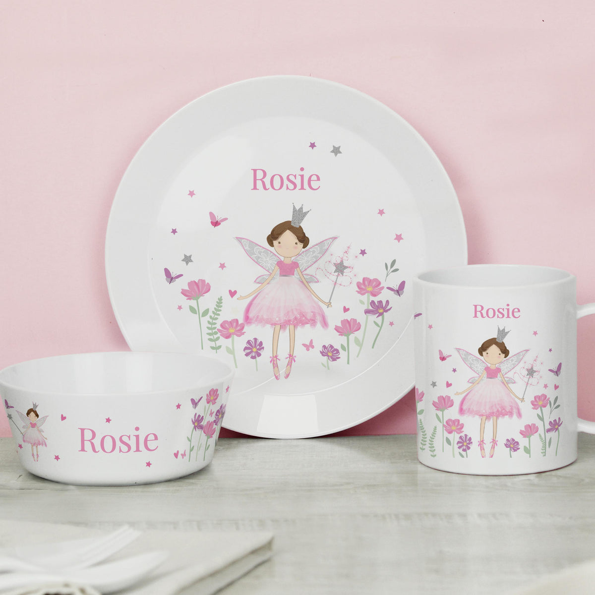 Personalised Fairy Princess Breakfast Set – alternative view