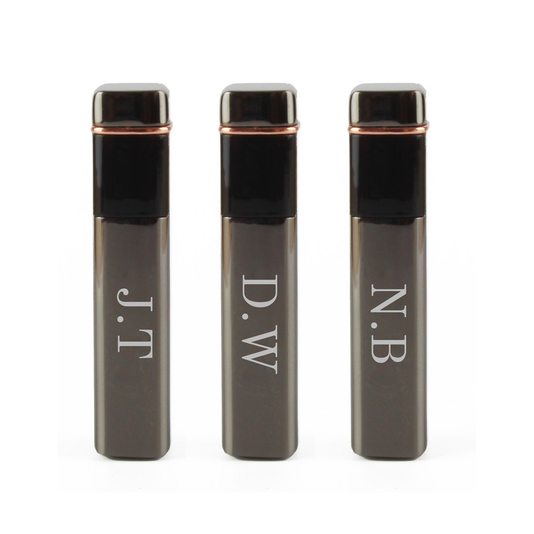 Personalised Engraved Slim Electric Arc Lighter in Black