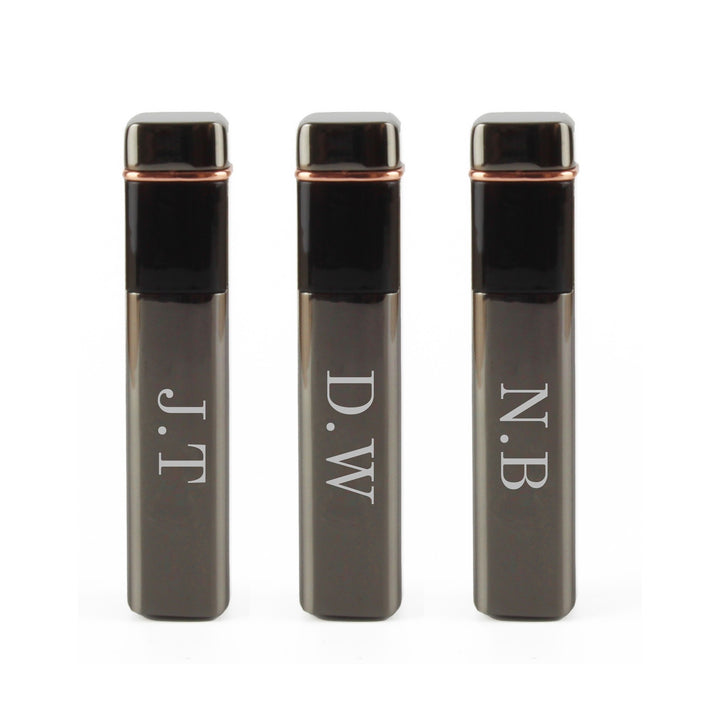 Personalised Engraved Slim Electric Arc Lighter in Black