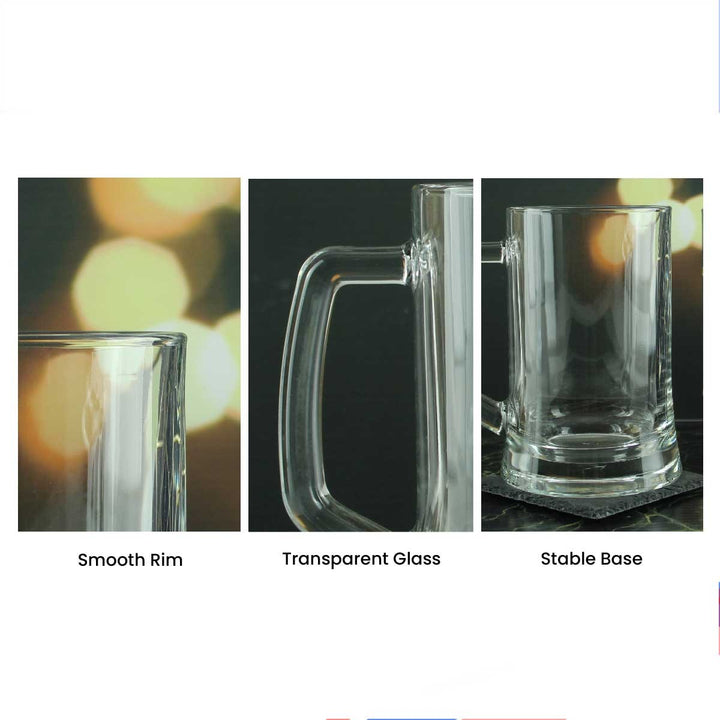 Personalised Mega Pint Beer Glass Tankard with Name