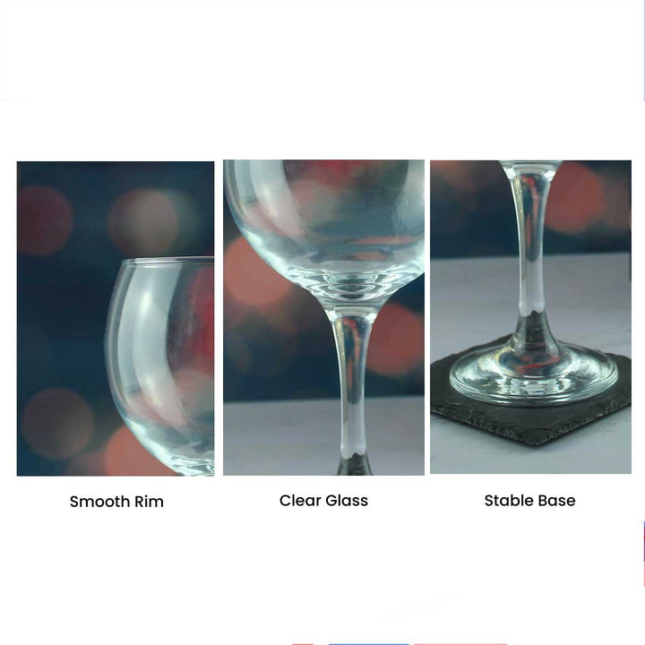 Personalised Engraved Gin Balloon Glass - I&