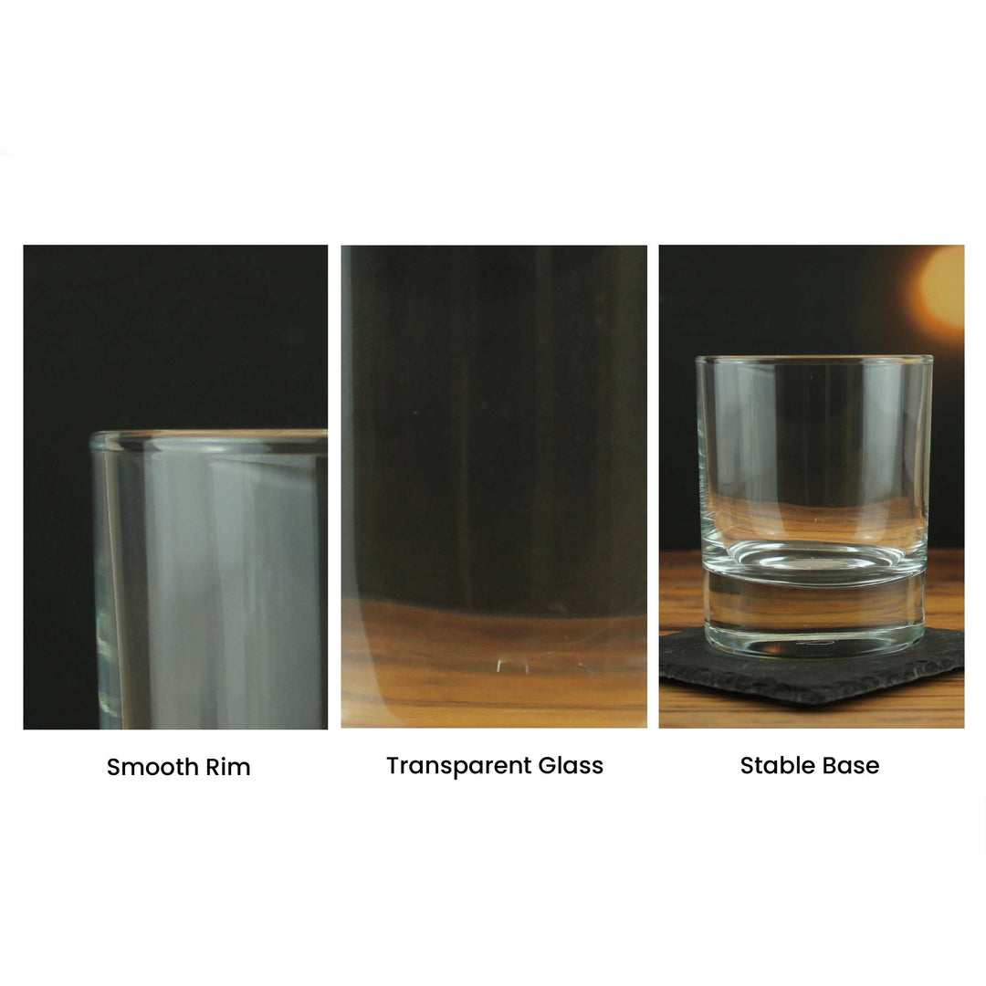 Personalised 290ml Old Fashioned Whisky Tumbler in Gift Box