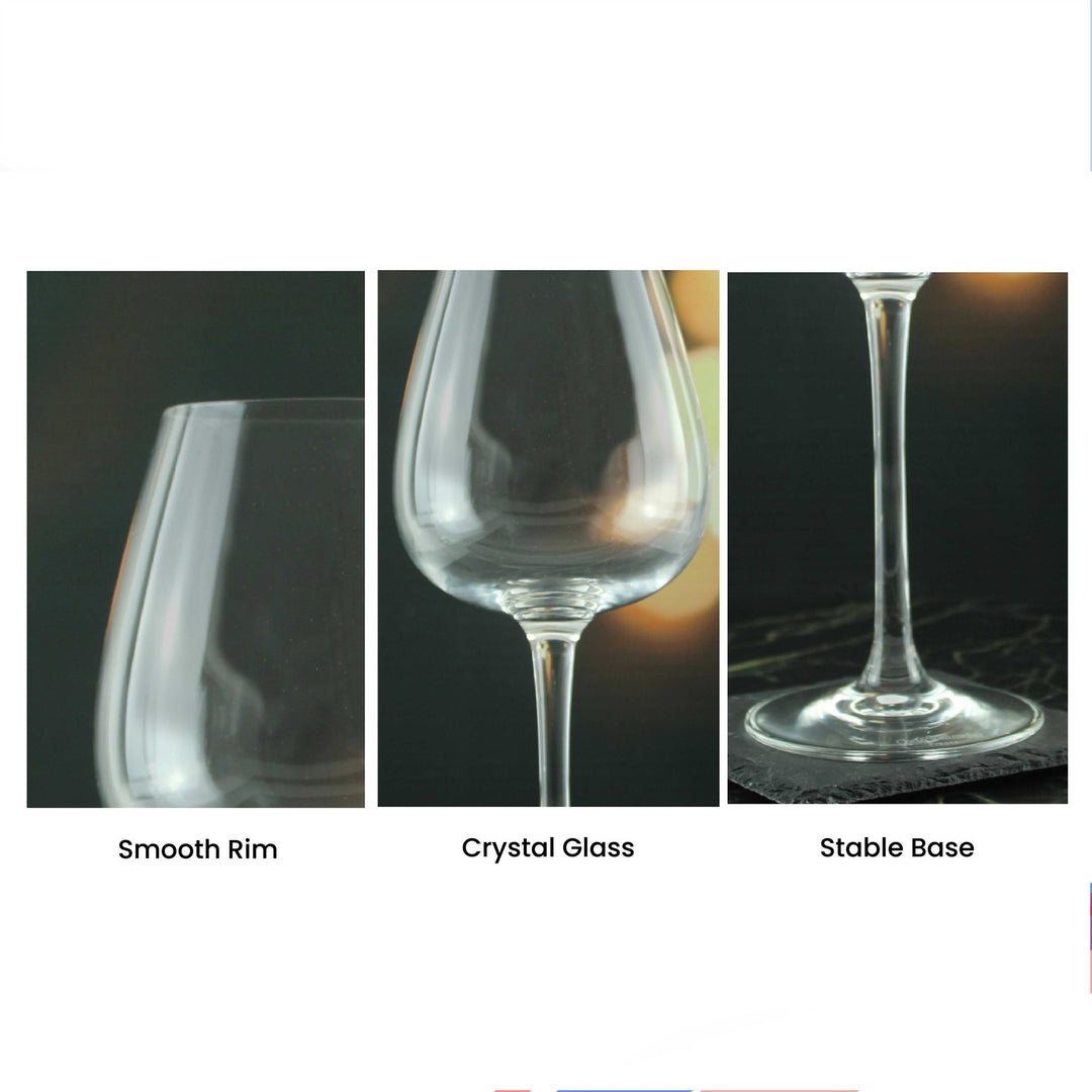 Personalised Happy Anniversary Wine Glass