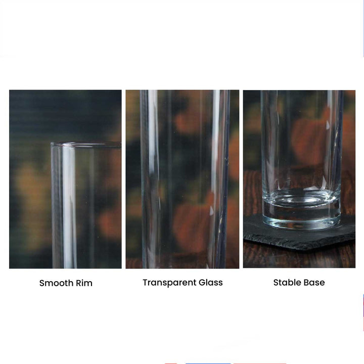 Personalised Tall Highball Glass 315ml with Gift Box