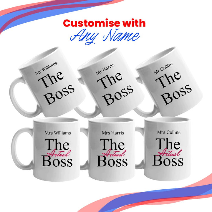 Personalised His and Hers Mug Set (11oz/312ml)