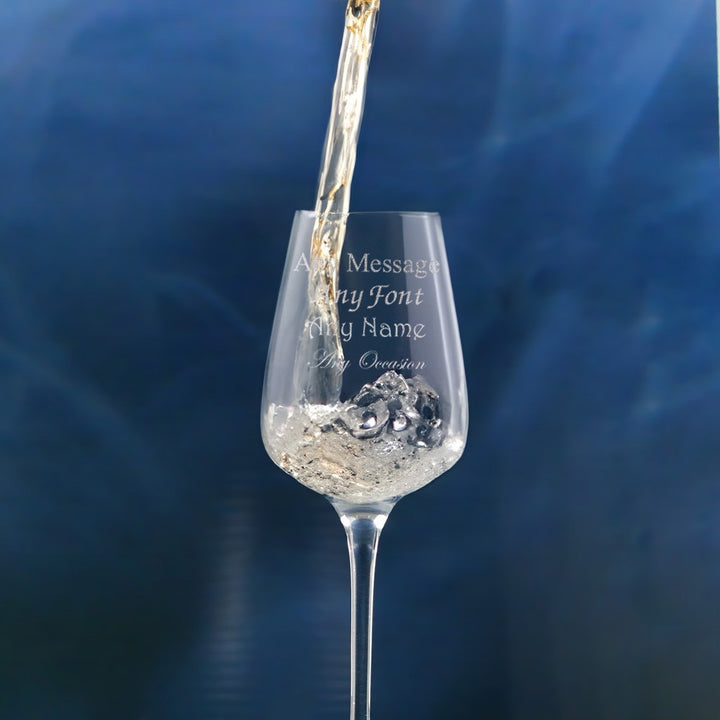 Personalised Crystal Wine Glass 250ml in Gift Box