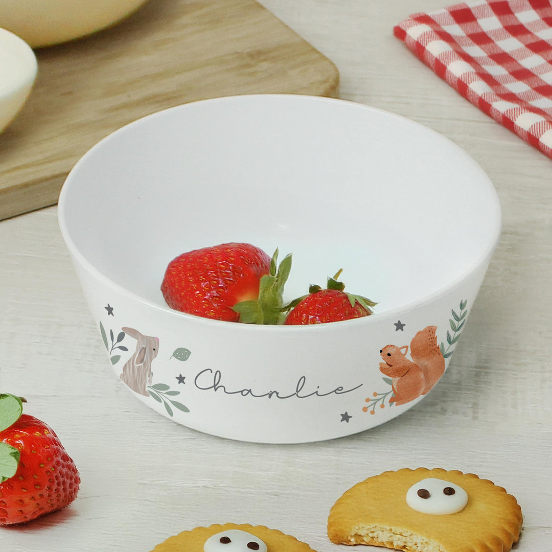Personalised Woodland Animals Bowl – alternative view