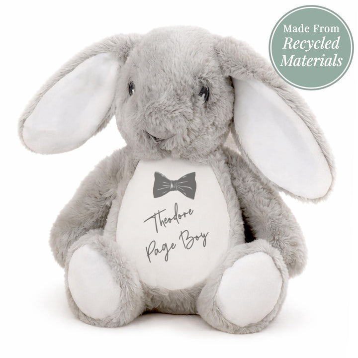 Personalised Page Boy Bunny, The Personal Shop, personalised gifts