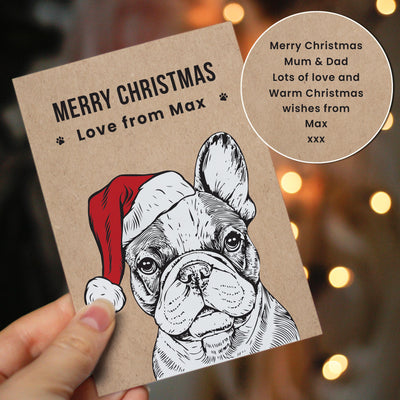 Personalised Dog Breed Christmas Card