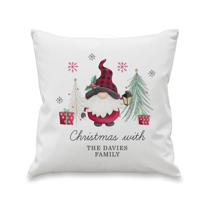 Personalised Gonk Christmas Cushion – alternative view