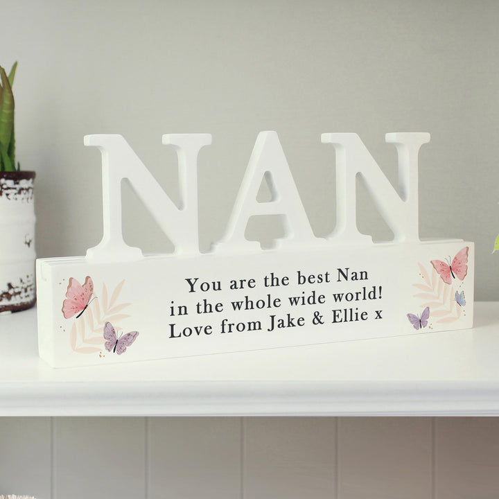 Personalised Butterfly Nan Ornament – alternative view