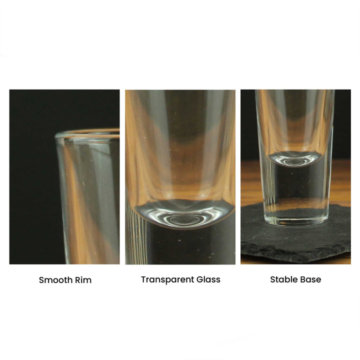 Personalised Engraved Shot Glass with Message