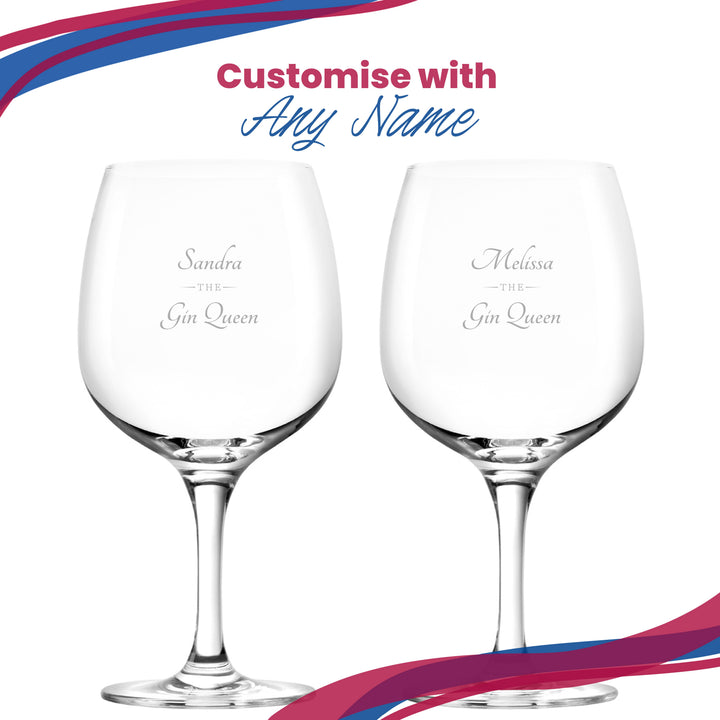 Personalised Gin Copa Balloon Glass – The Gin Queen