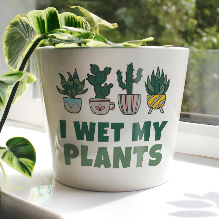 Personalised Big Text Large Plant Pot, The Personal Shop, personalised gifts