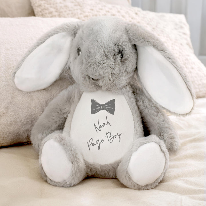Personalised Page Boy Bunny, The Personal Shop, personalised gifts
