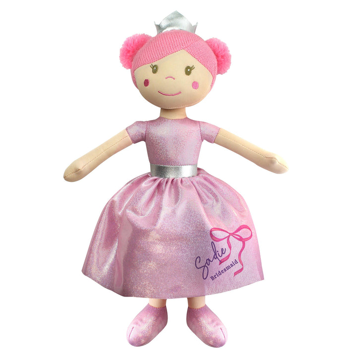 Personalised Bow Princess Rag Doll, The Personal Shop, personalised gifts