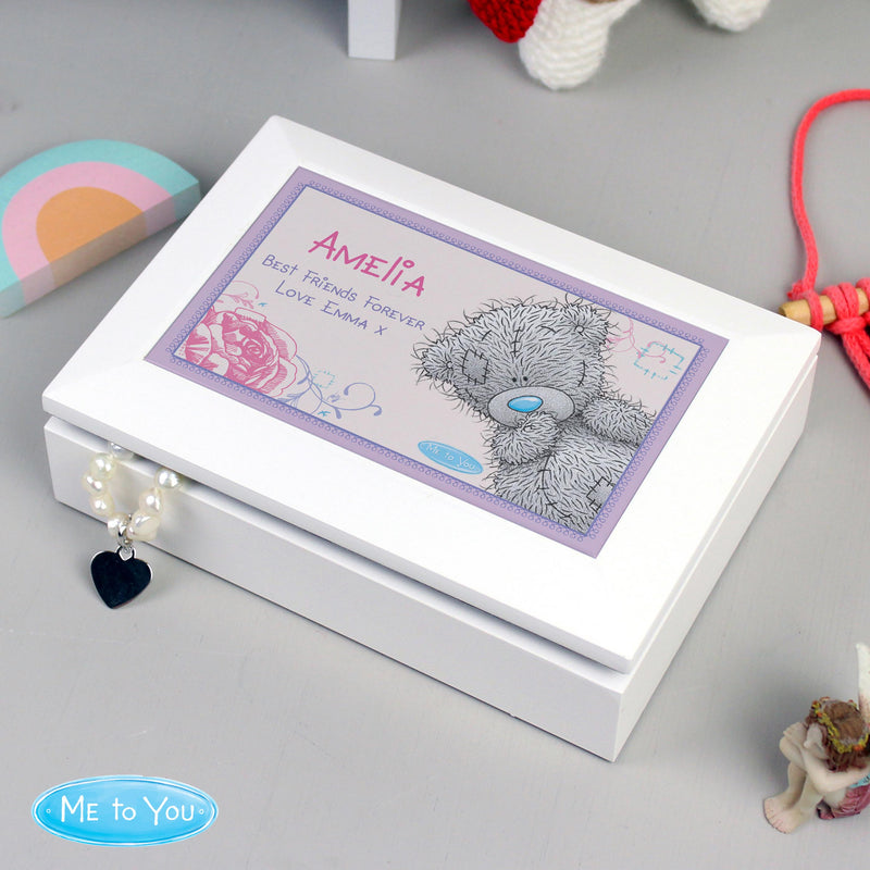 Personalised Me To You Girls Jewellery Box